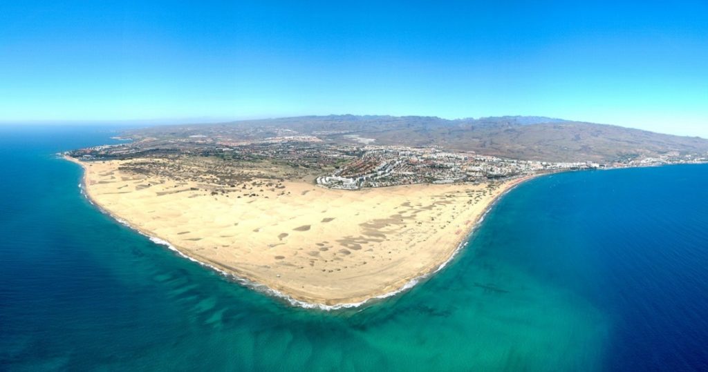 Vista Maspalomas y Playa del Inglés